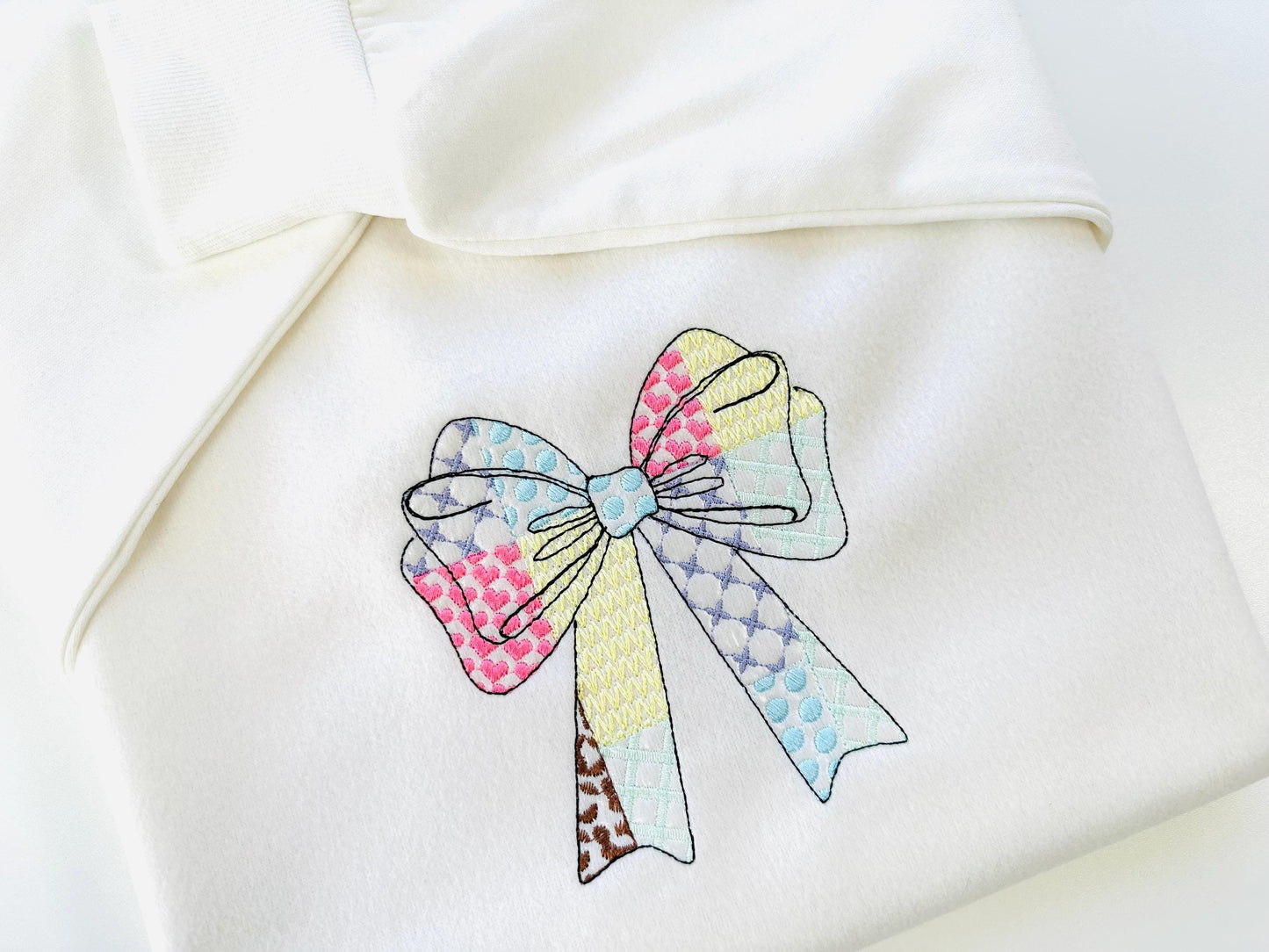 Patchwork Patterned Heirloom Bow