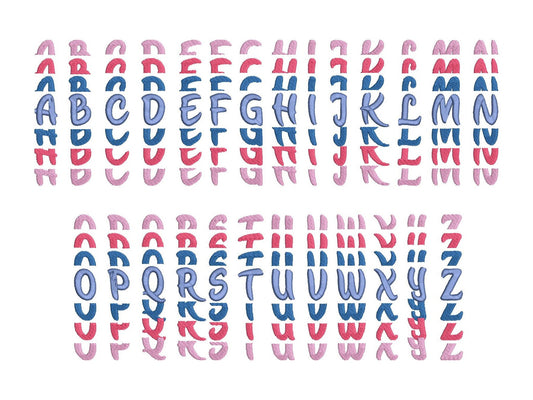 Awesome Summer Stacked Font