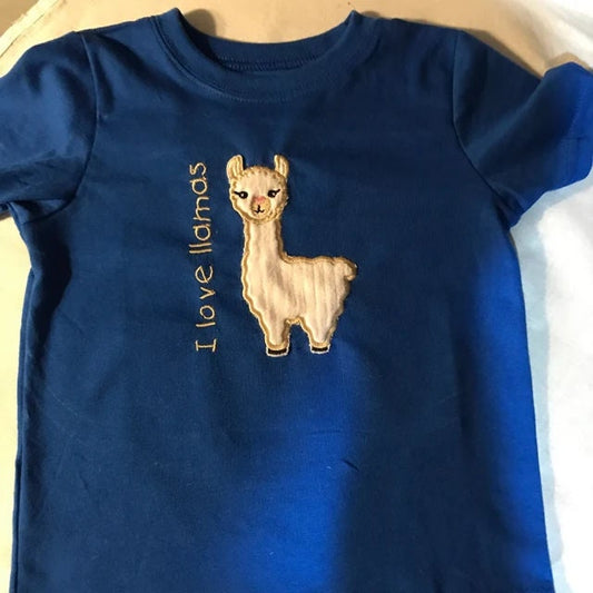 Llama Alpaca Applique