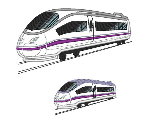 Speed Fast Train Applique