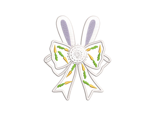 Fringed Easter Bunny and Bow