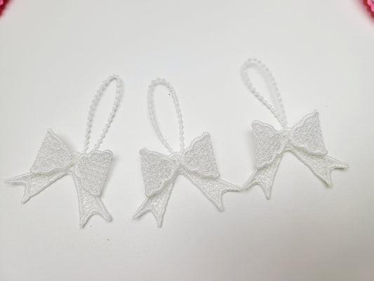 Christmas Ornament Hanger Bow FSL
