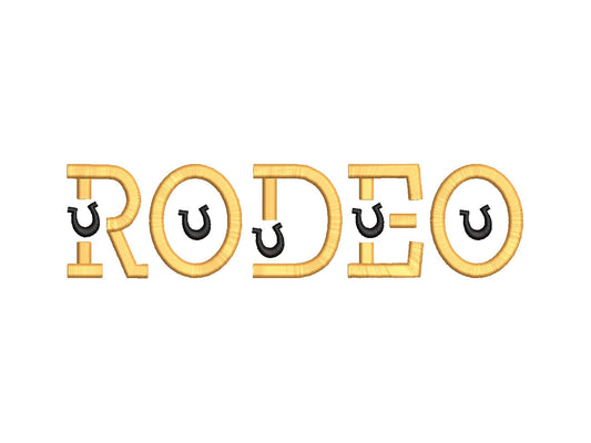 Puffy Puff Foam Horseshoe Font