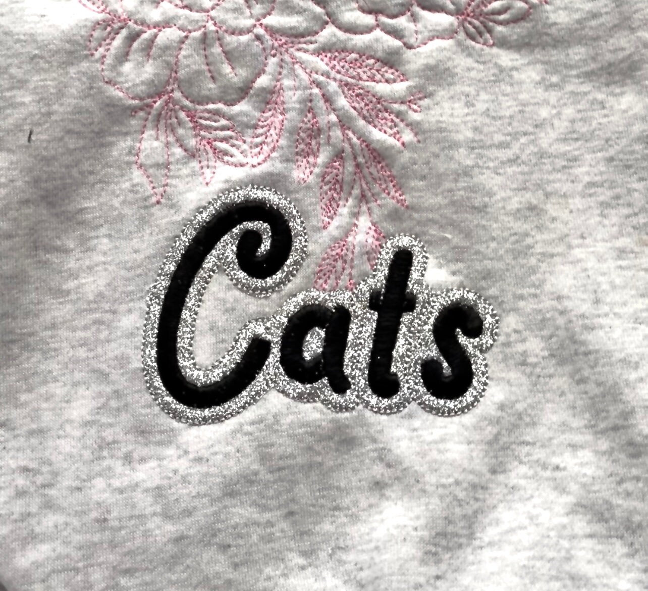 Glitter HTV Vinyl Handwritten Satin Font