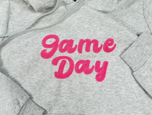 Cursive Chain Font Hand Stitch Effect