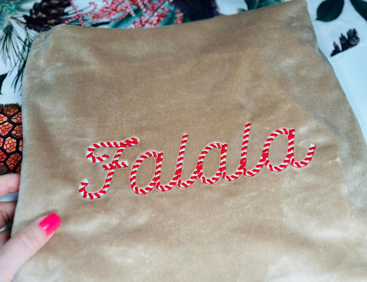 Classy Candy Cane Handwritten Font