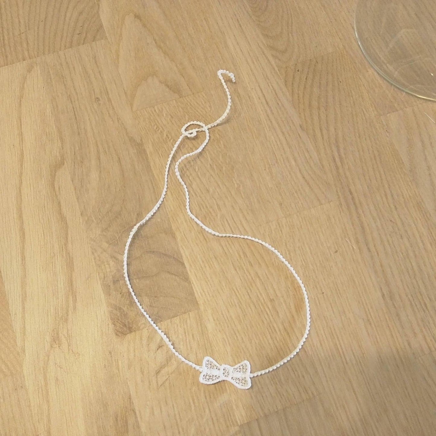 Chain and Mini Bow Bracelet FSL