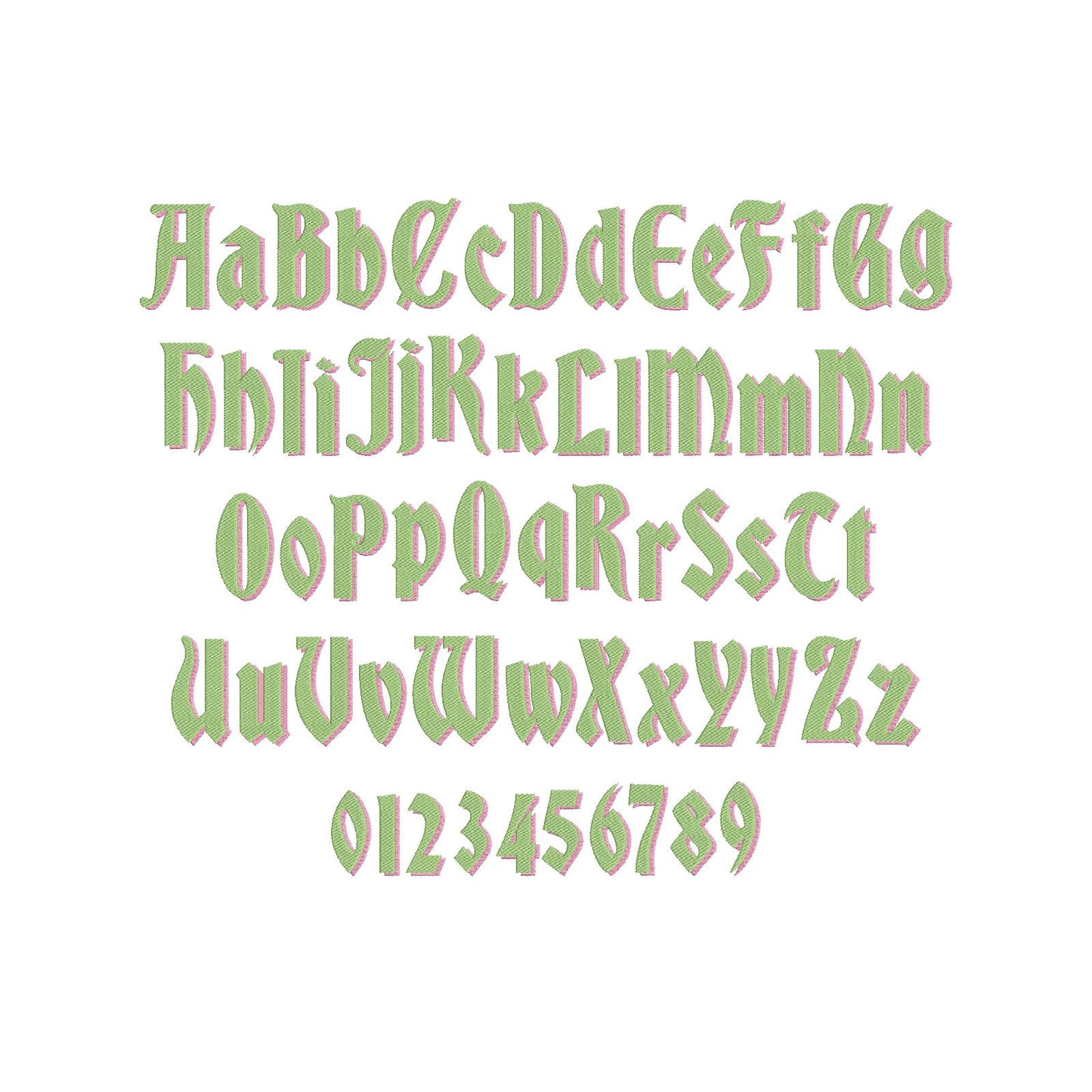 Vintage Retro Shadow Font