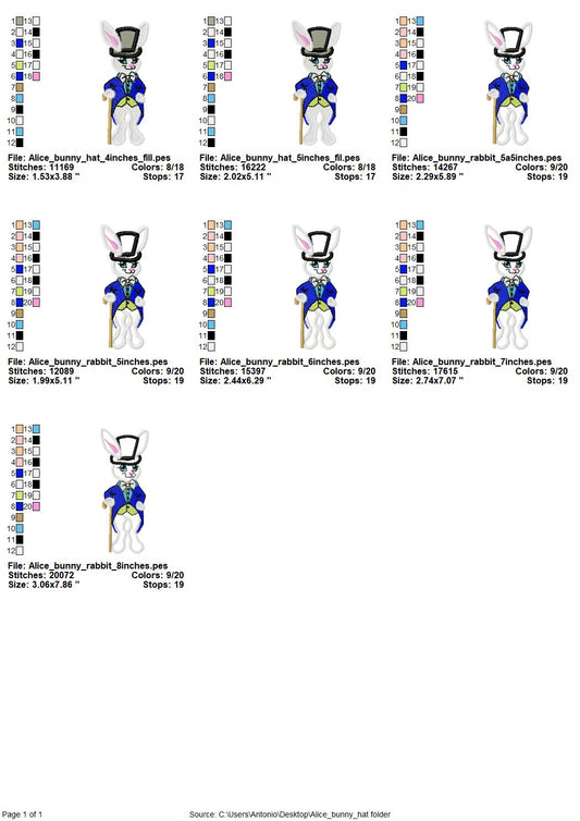 White Rabbit Alice in Wonderland