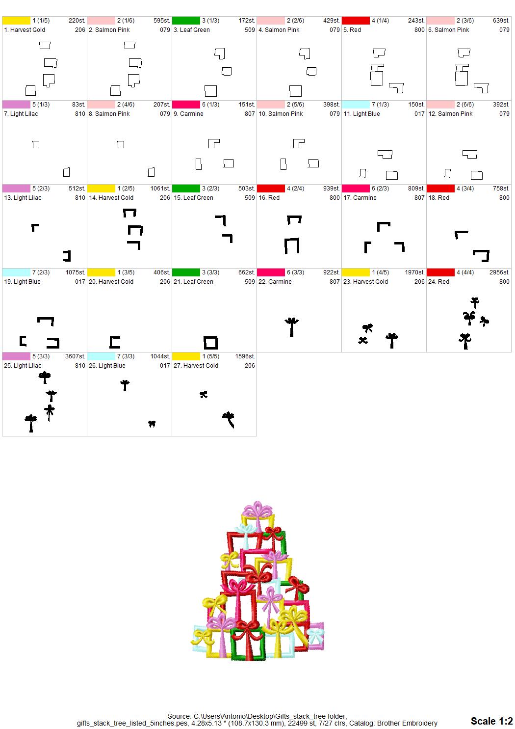 Stack of Christmas Gifts