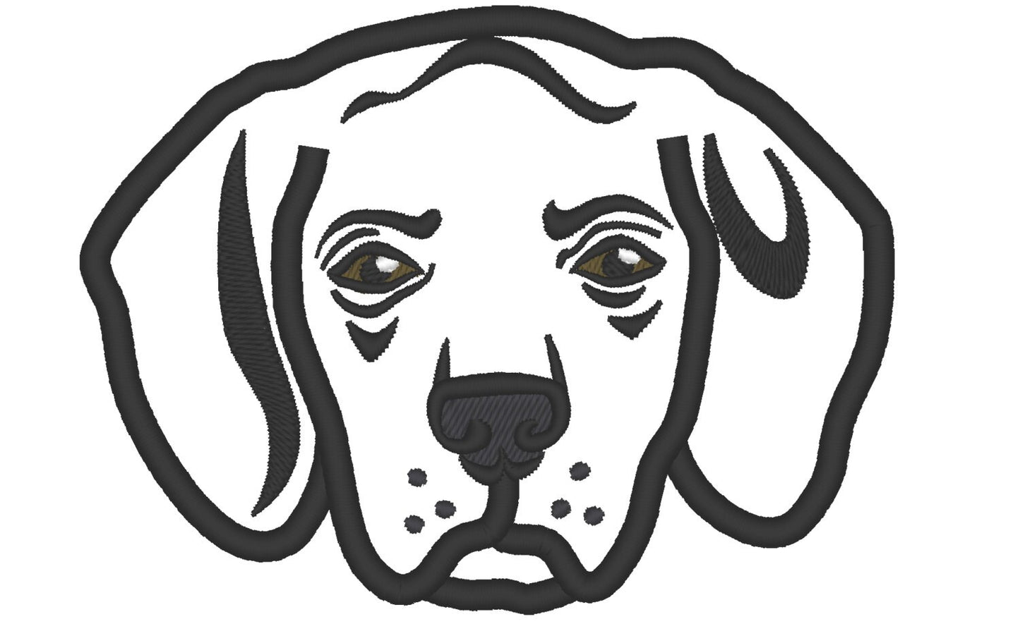 Beagle Dog Puppy Applique - image 1