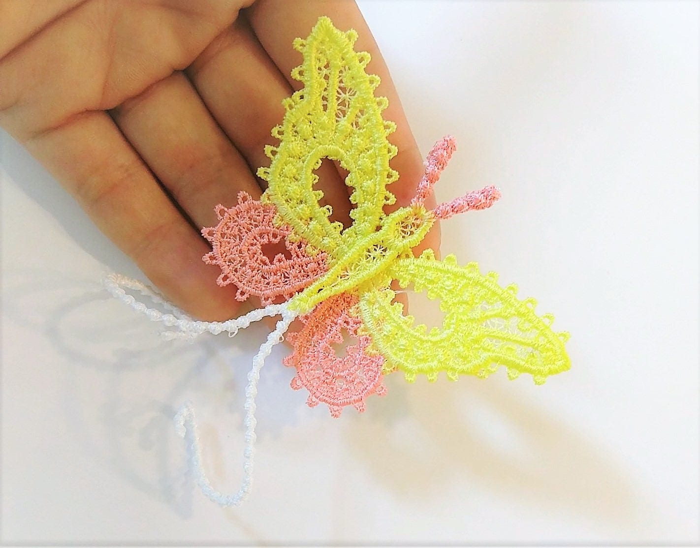 Butterfly FSL Freestanding Lace machine embroidery design – Artapli designs
