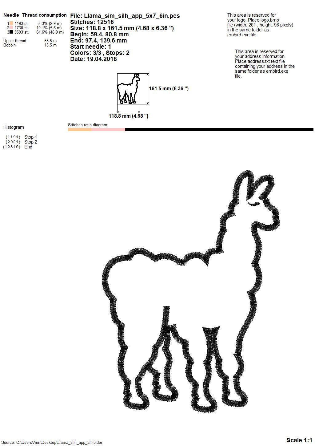 Llama Alpaca Applique – Farm embroidery design instant download by Artapli