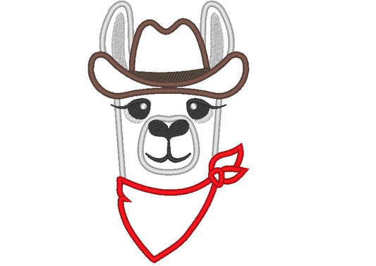 Cowboy Llama with Bandanna – Instant Download | Artapli