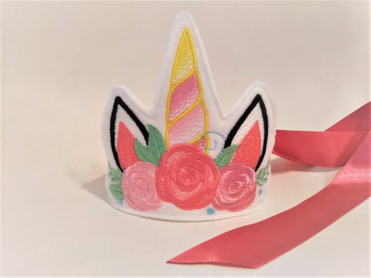 Birthday Unicorn Kids Mask ITH