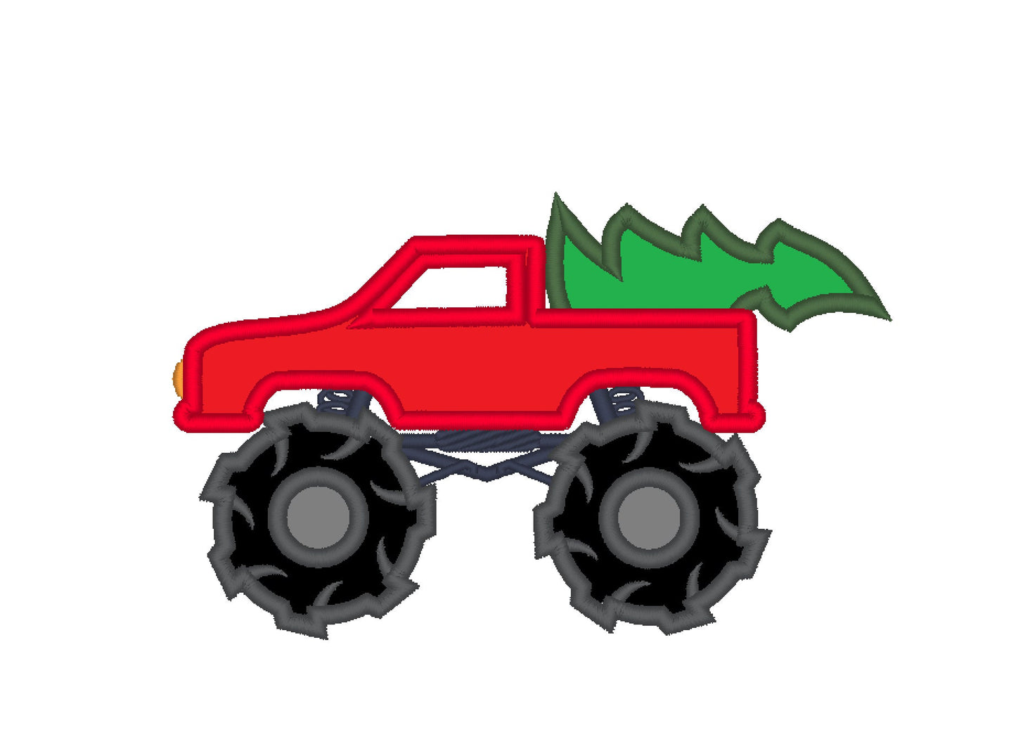 Monster Truck with Christmas Tree - image 1