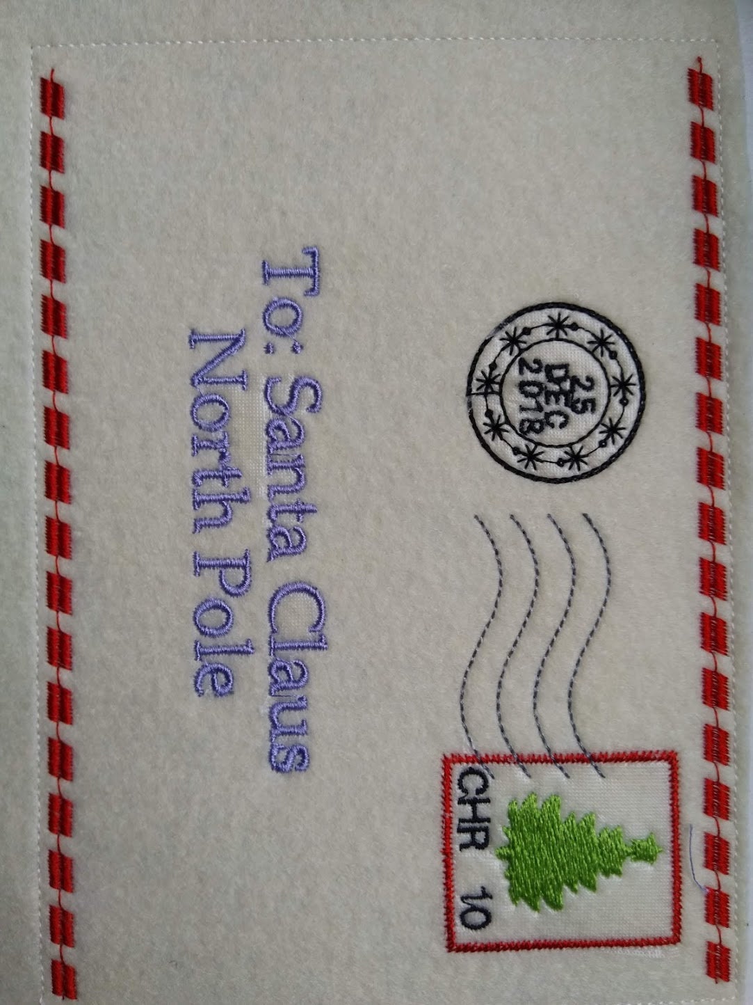 Santa mail express 2022 2023 2024 2025 – Tree instant download embroidery file by Artapli