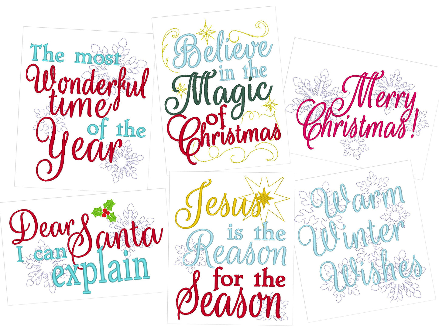 Merry Christmas Quote Set - image 1