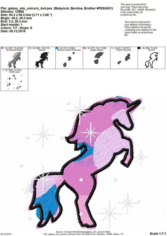 Galaxy Sparkle Unicorn