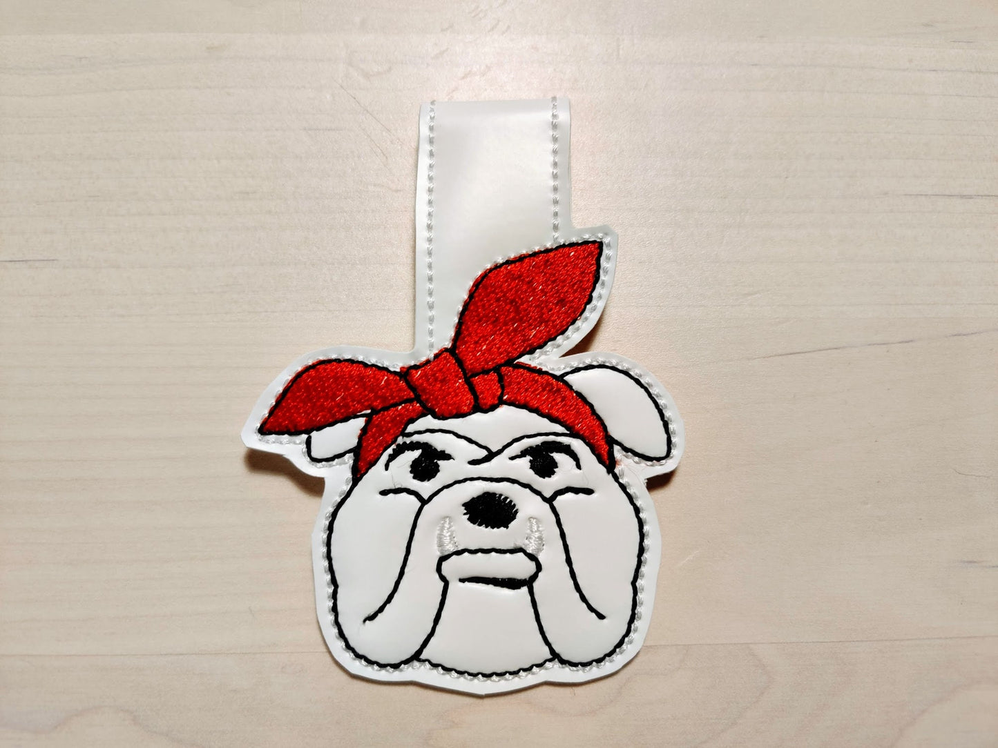 Bulldog with Bandanna Keychain - image 1