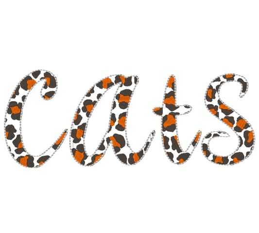 Leopard Print Patterned Font – Instant Download | Artapli