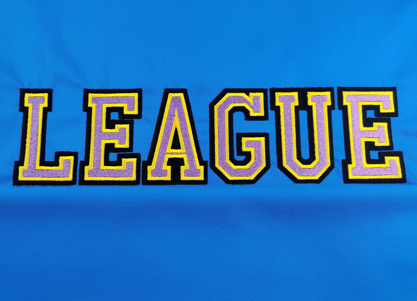 Three Colors Fill Stitch Athletic Font – Fill Stitch machine embroidery pattern by Artapli