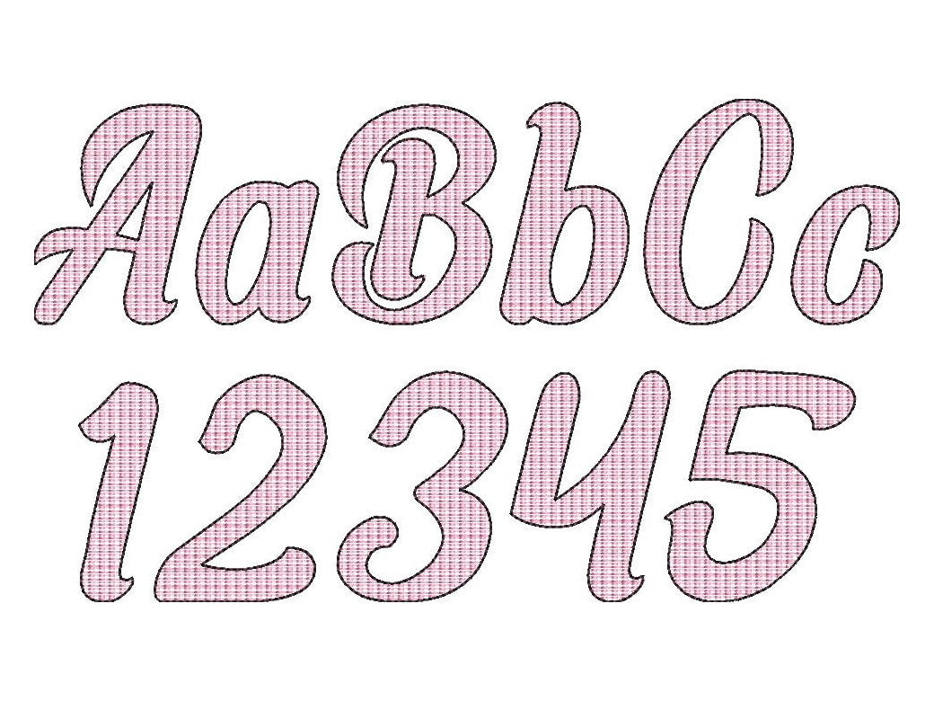 Quick light Font – Font embroidery pattern by Artapli