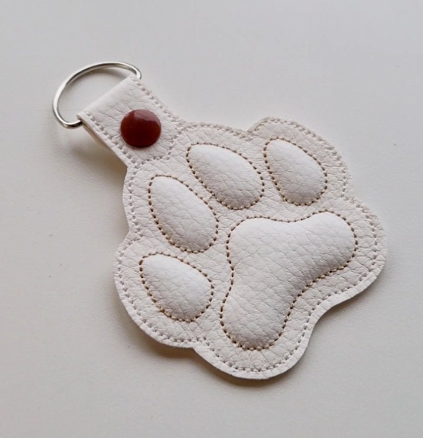 Special Puffy Puff Foam Paw Keychain - image 1