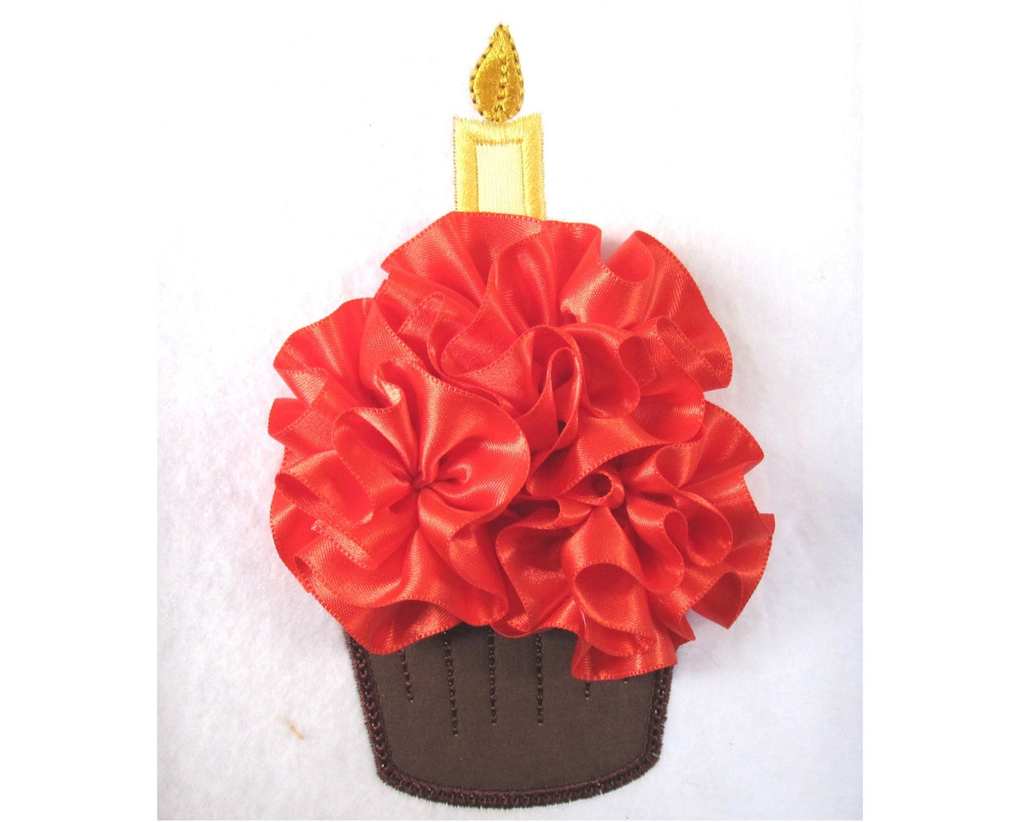 Birthday Cake with Ruffles Applique Machine - image 1