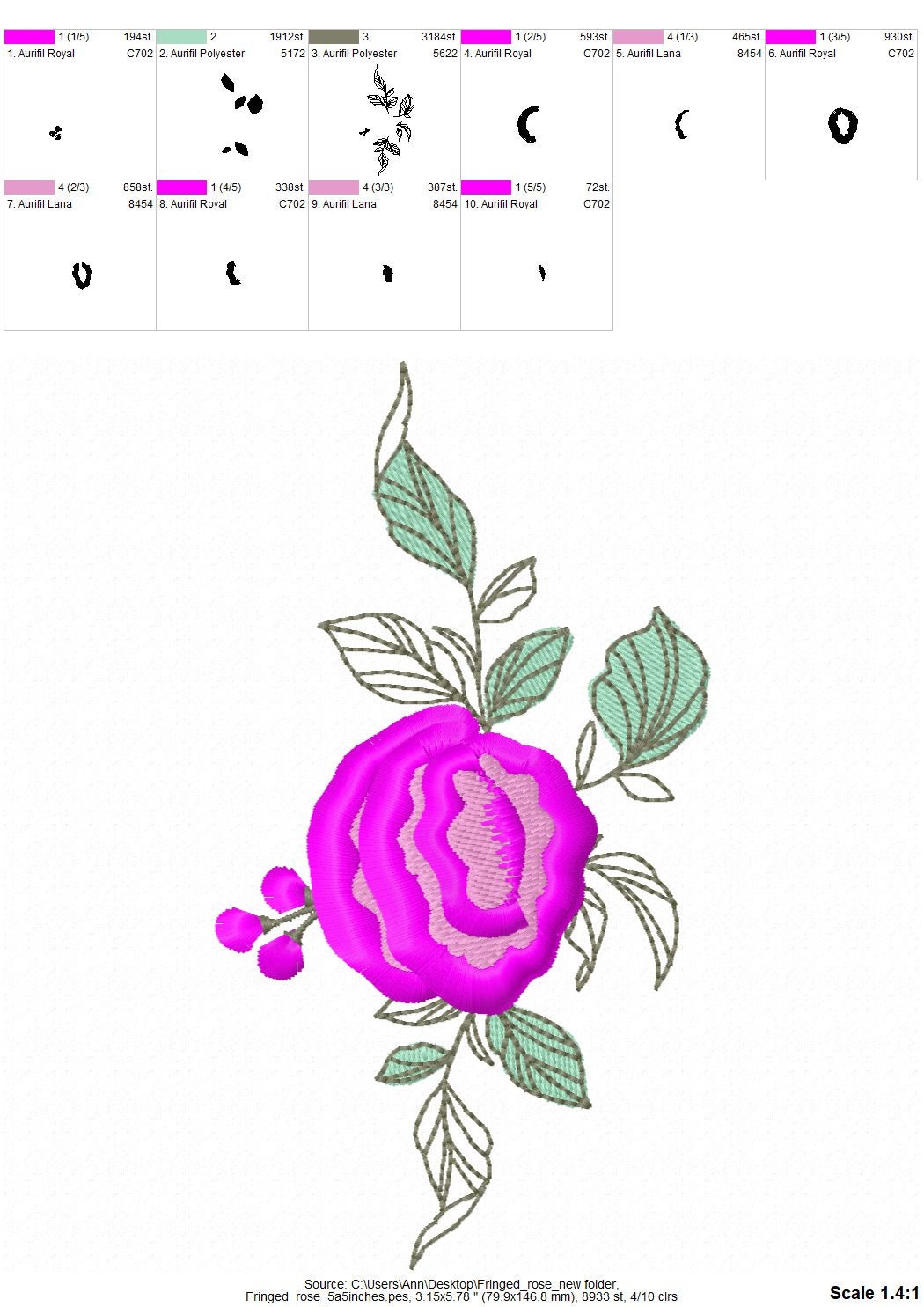 Fringed Fluffy Rose Floral Flower Fringe ITH in the Hoop Machine Embroidery Designs Blossom Blowing the Fluffy Seeds Chenille Fur Bouquet - Etsy