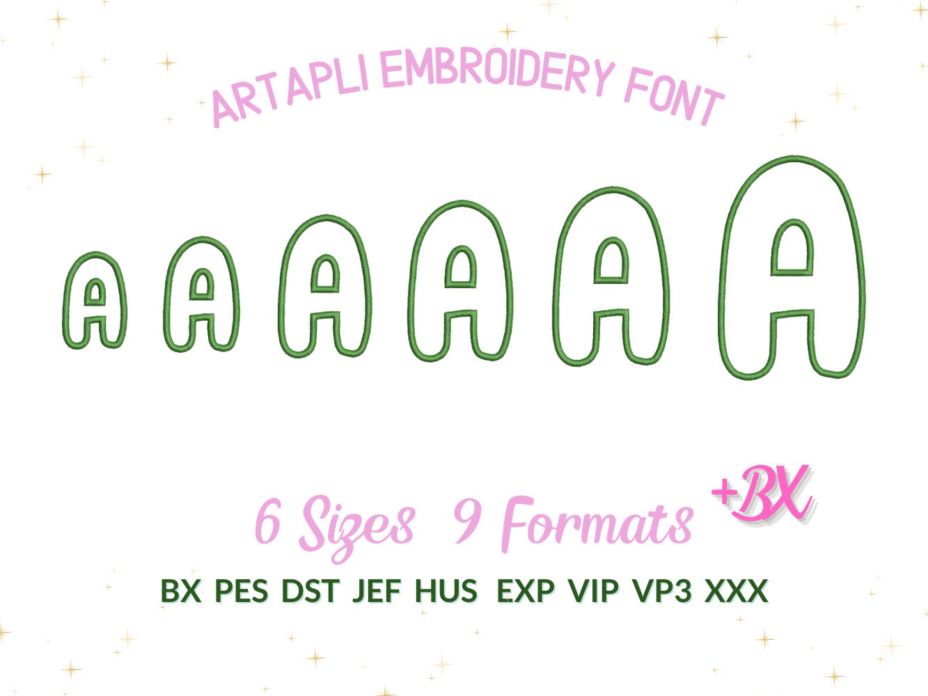 Little Dino applique Font machine embroidery designs monogram wild alphabet letters in multiple sizes from 2.3, up to 5.3 inch, BX included