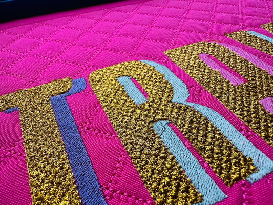 Glitter Shadow Font HTV vinyl embroidery glitter vinyl alphabet letters Sparkling effect machine embroidery designs