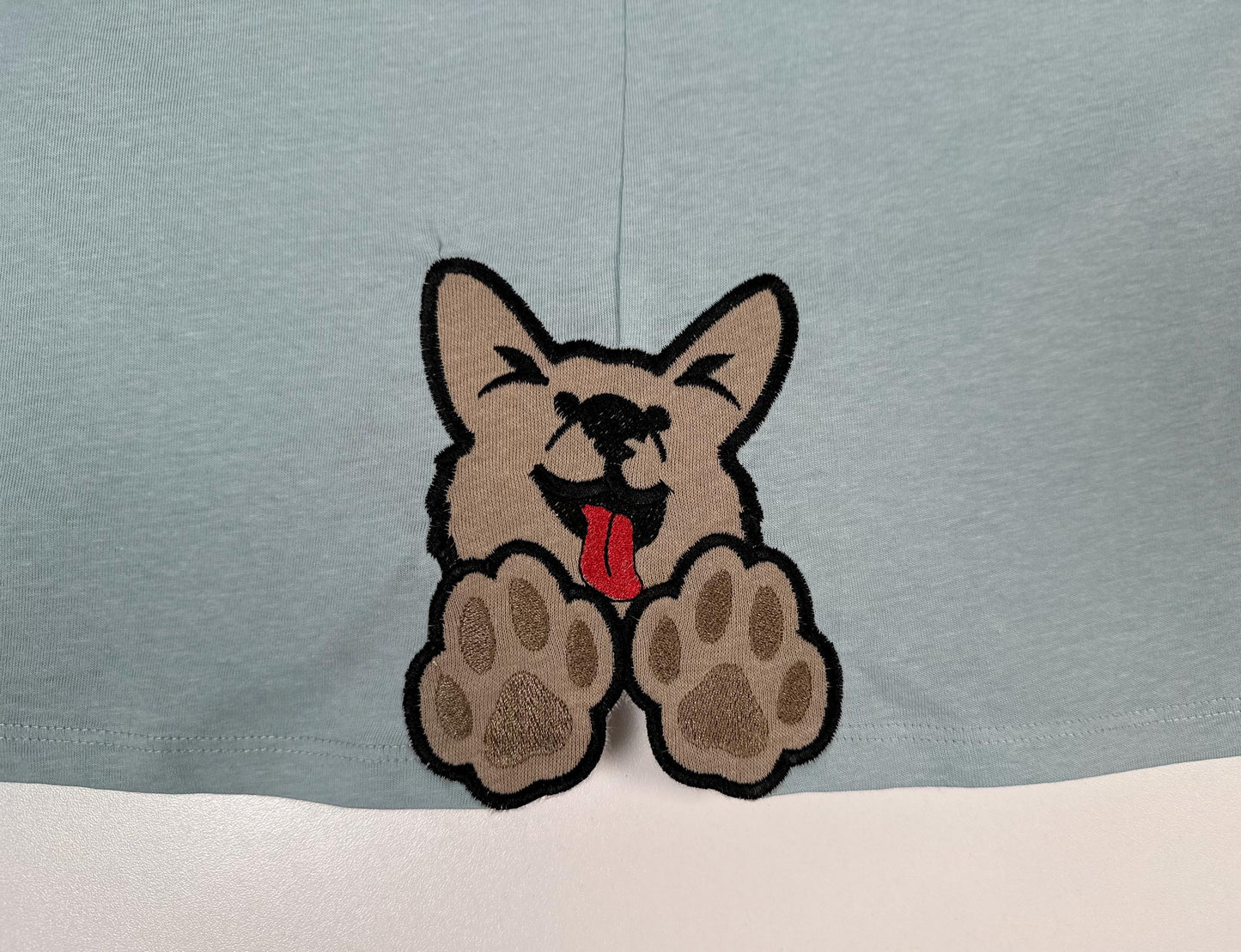 Puppy Bow Split side seam cutout Side Bow Applique machine embroidery designs Trendy Pet Dog lovers Apparel Sweatshirts T-Shirts 4 8 inch