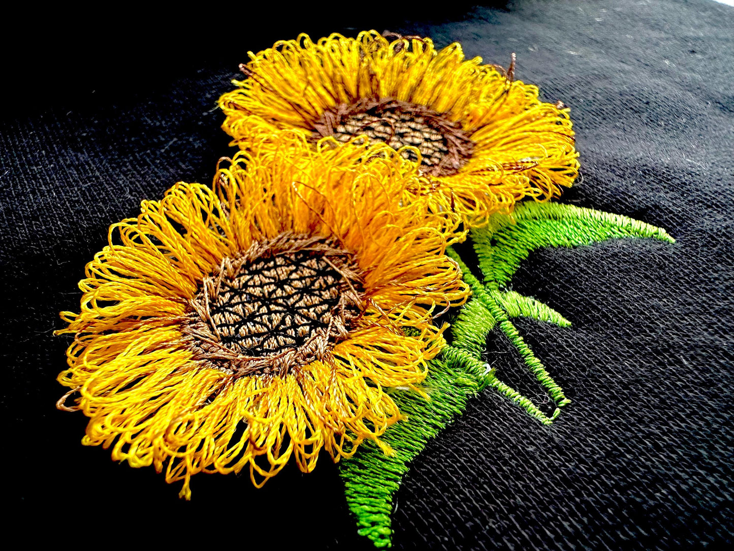 Two Fringed Sunflowers - image 6