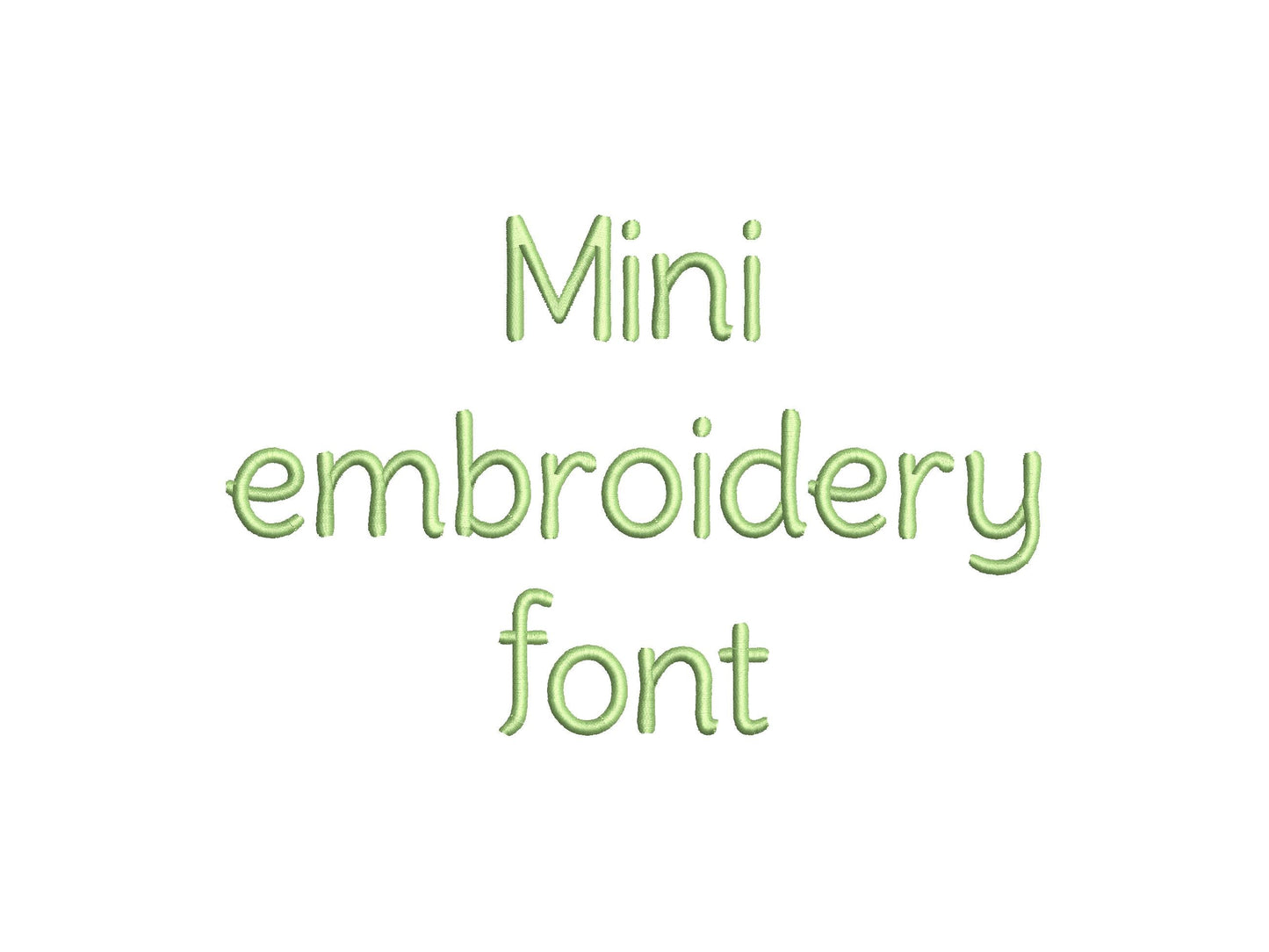 Small little MINI embroidery Font machine embroidery designs monogram boys name embroidery caps letters numbers punctuation