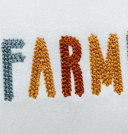 Perfect Light Fill Chain Font hand stitch effect Chain Block Font machine embroidery designs alphabet letters 1.4 up to 2.5inch, BX - image 2