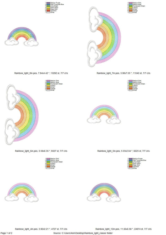 Classic Rainbow and Clouds - image 2