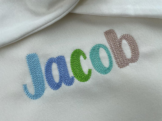 Light Fill Chain Font hand stitch effect Chain Bold Font machine embroidery designs alphabet letters numbers monogram 1.4 up to 2.7 inch, BX - image 2