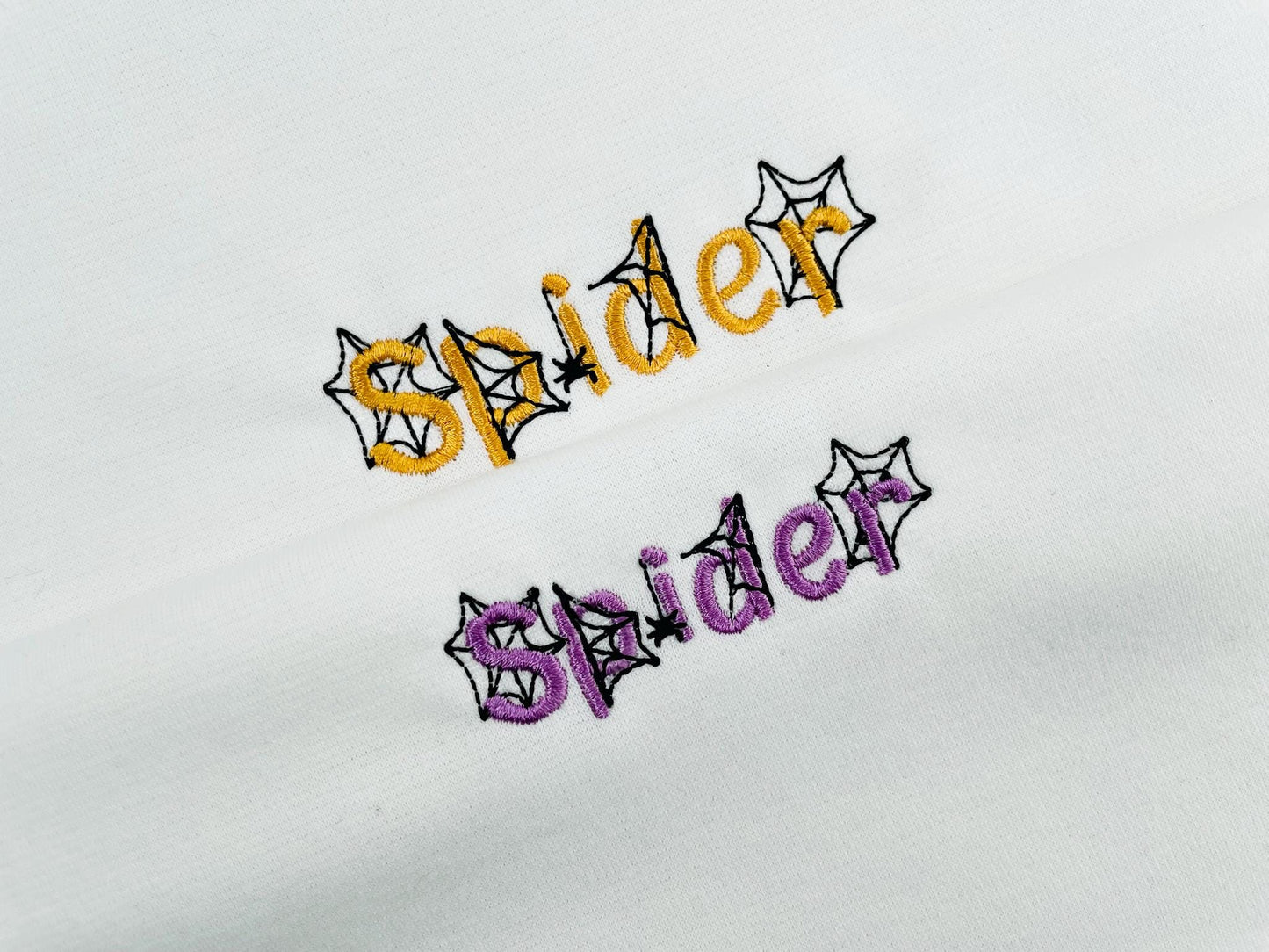 Halloween Spider Web Font SET of 5 Fonts satin stitch machine embroidery designs spiderweb cobweb alphabet mini sizes spooky scary kids Boo - image 7