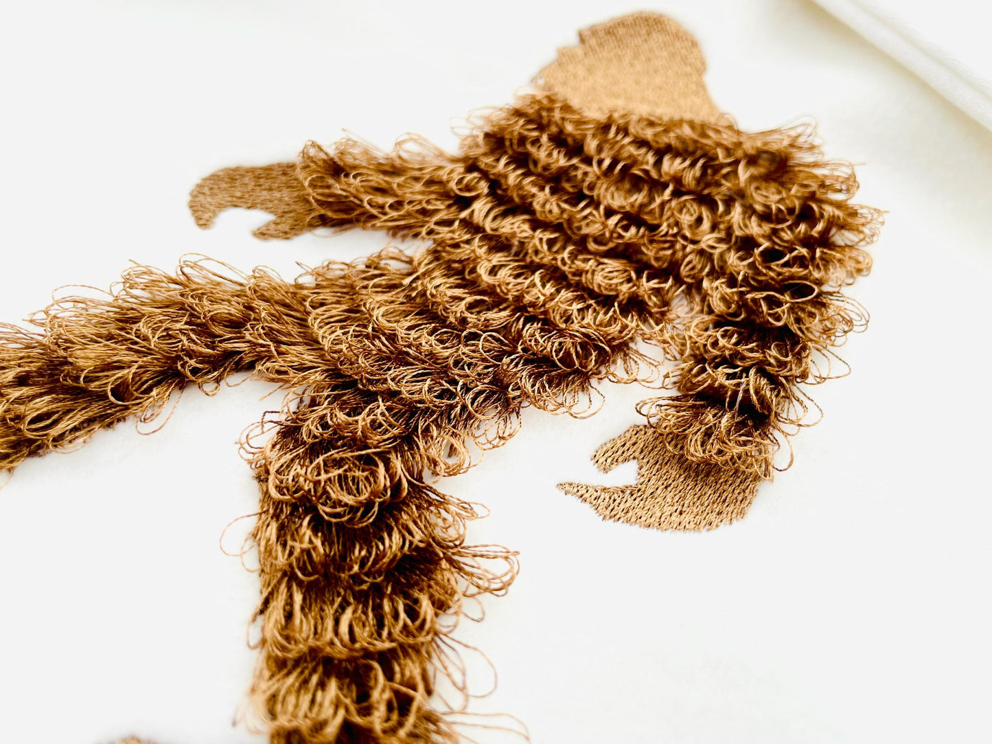 Yeti Gentlefoot Fringed Fluffy Chenille Bigfoot Sasquatch Machine Embroidery Designs Sizes for Hoop 5x7 Kids Fun Wild Forest Silhouette - Etsy