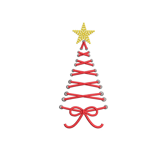 Christmas Lace split side seam cutout girly side bow machine embroidery designs kids girls t-shirt sweatshirt embroidery multiple sizes