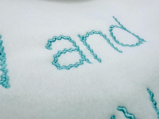 Wild and Wavy RicRac Font machine embroidery designs Block Monogram Alphabet