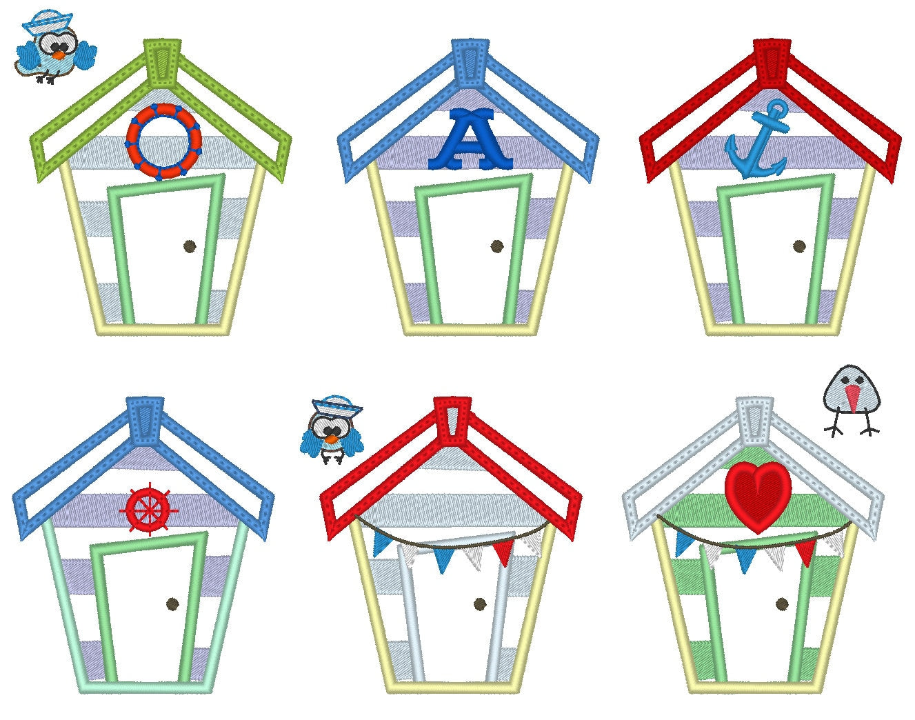 Summer Beach House Set of 6 - image 1