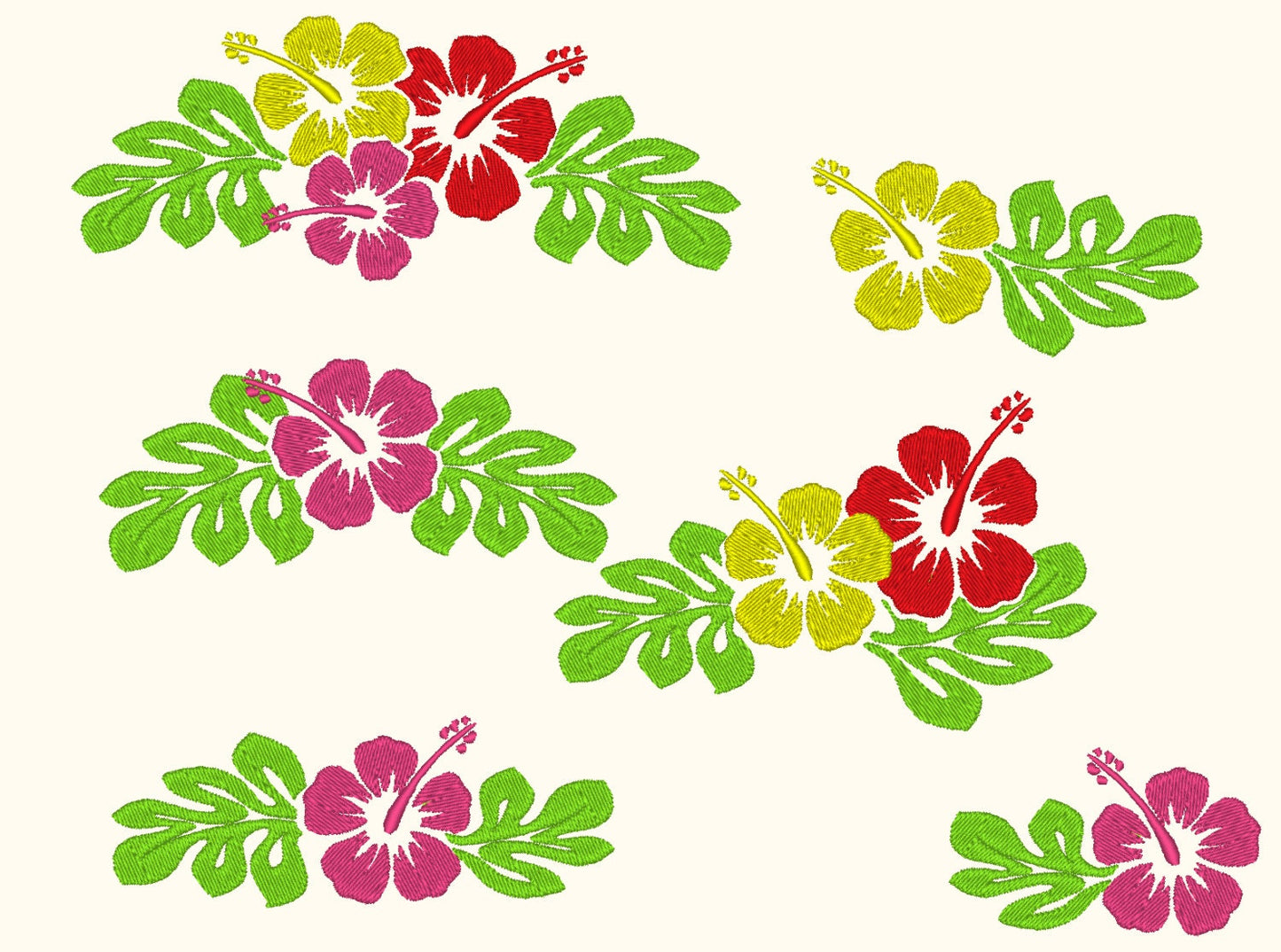 Hawaiian Hibiscus Flower Set – Instant Download | Artapli