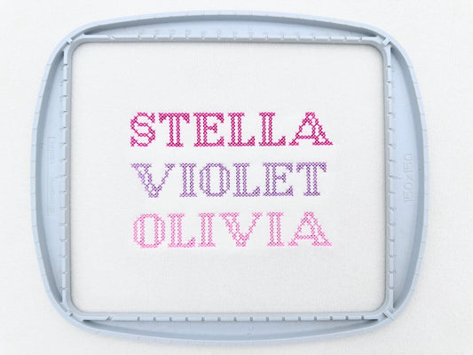Cross Stitch Font Authentic