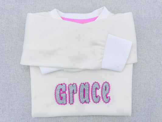 Glitter Twinkle Lace Edge Font – Instant Download | Artapli