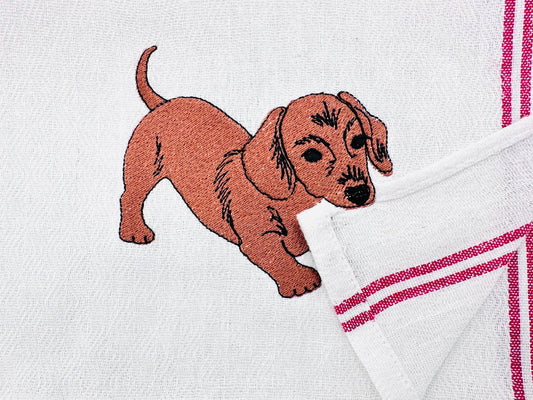 Playing Dachshund Puppy – Instant Download | Artapli