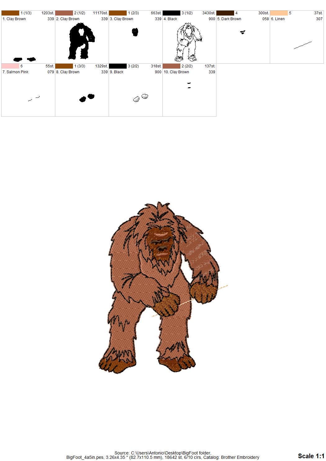 Playing Bigfoot Yeti Sasquatch