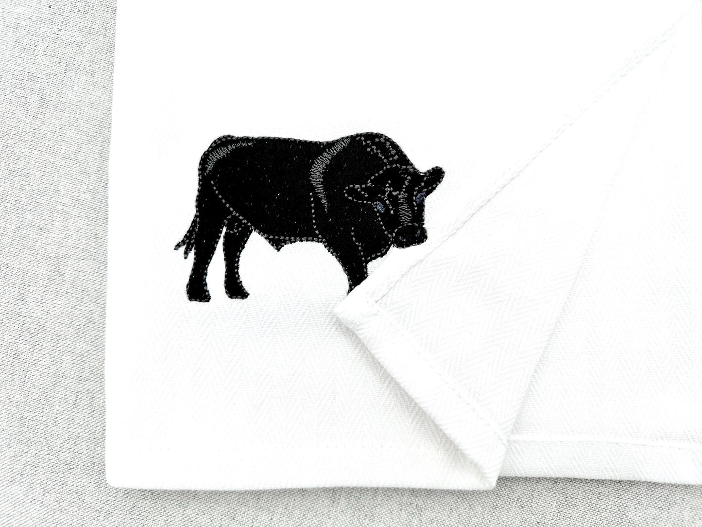 Playing Black Angus Bull