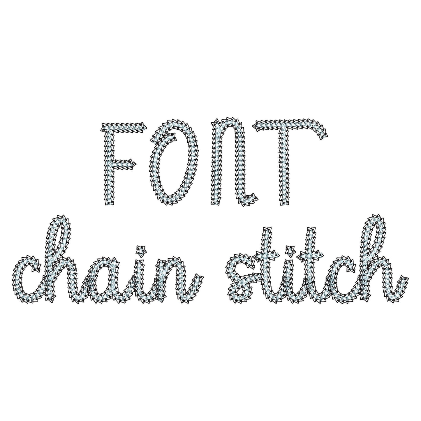Double Chain Font Spark